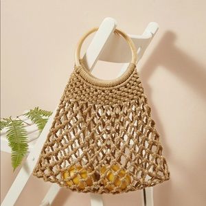 Crochet knit  multi wear bag